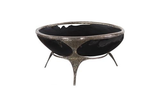 Phillips Collection Graven Table Top Black and Stainless Steel Bowl