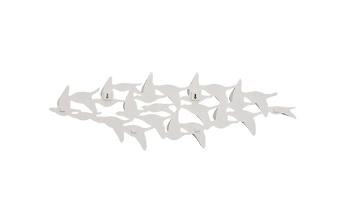 Phillips Collection Flock of Birds Wall Art Matte White Accent