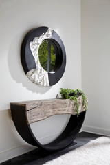 Phillips Collection Mercury Black Silver Leaf Mirror