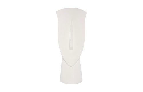 Phillips Collection Cycladic Head, Sculpture, Classic White Stone Accent