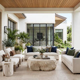 Phillips Collection Quarry Large Roman Stone Coffee Table