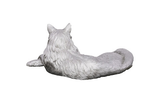 Phillips Collection Cat Sculpture Silver Leaf Accent