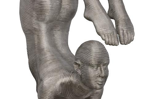 Phillips Handstand Scorpion Sculpture Aluminum Accent