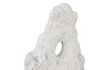 Phillips Collection Cast Stone Table Top Sculpture Double Hole Roman Stone Tabletop