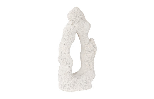 Phillips Collection Cast Stone Table Top Sculpture Single Hole Roman Stone Tabletop