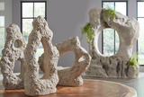 Phillips Collection Cast Stone Table Top Sculpture Single Hole Roman Stone Tabletop