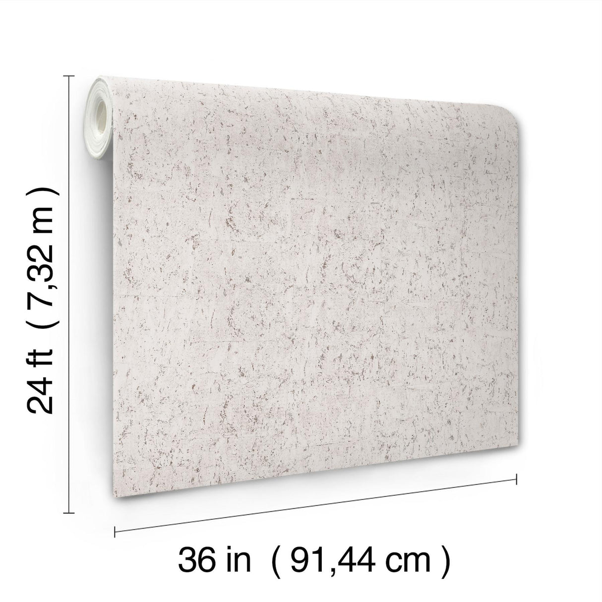 Candice Olson Pale Grey & Silver Cork Grey Wallpaper
