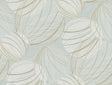 Candice Olson Smokey Blue Floating Lanterns Blue Wallpaper