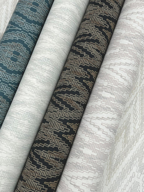 Candice Olson Lavender Diamond Marquise White & Off-White Wallpaper