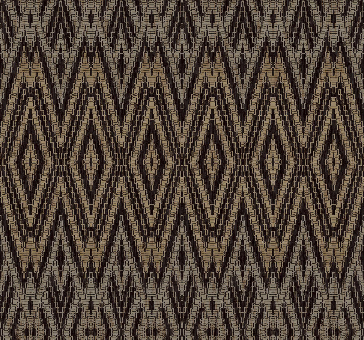 Candice Olson Black Diamond Marquise Black Wallpaper