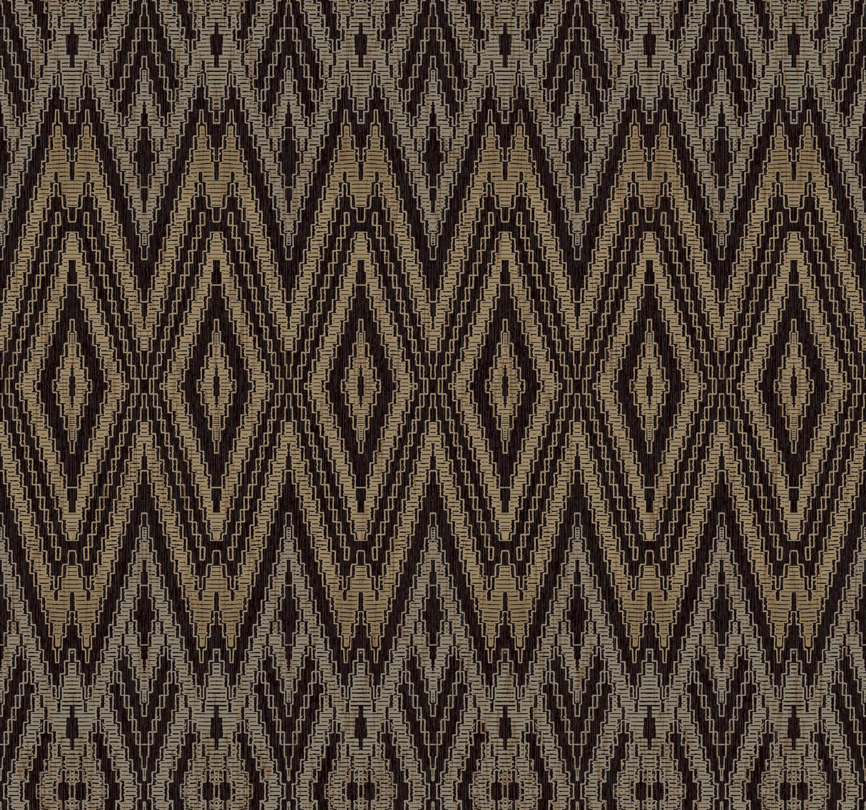 Candice Olson Black Diamond Marquise Black Wallpaper