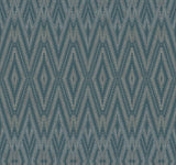 Candice Olson Tropicana Diamond Marquise Blue Wallpaper