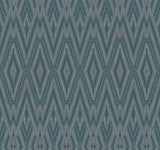 Candice Olson Tropicana Diamond Marquise Blue Wallpaper