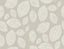 Candice Olson Taupe Contoured Leaves Brown Wallpaper
