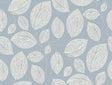 Candice Olson Indigo Blue Contoured Leaves Blue Wallpaper