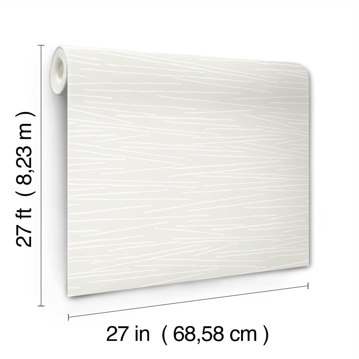 Candice Olson Pearl Line Horizon Metallic Wallpaper