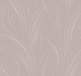 Candice Olson Lavender Graceful Wisp Purple Wallpaper