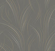Candice Olson Charcoal Graceful Wisp Grey Wallpaper