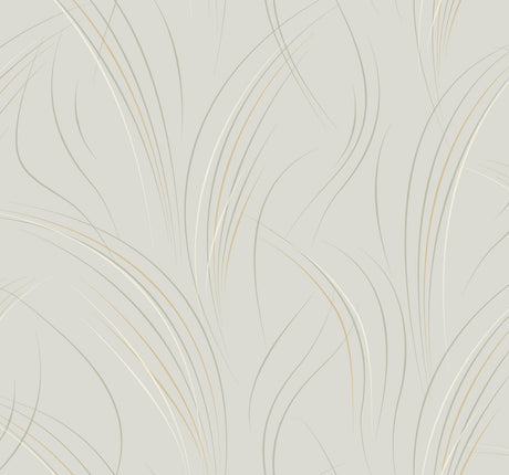 Candice Olson Blonde Graceful Wisp Beige Wallpaper