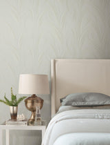 Candice Olson Blonde Graceful Wisp Beige Wallpaper