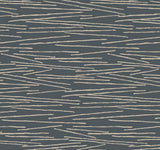 Candice Olson Charcoal Line Horizon Black Wallpaper