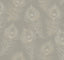 Candice Olson Mink Regal Peacock Grey Wallpaper