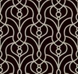 Candice Olson Black Divine Trellis Black Wallpaper