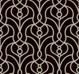 Candice Olson Black Divine Trellis Black Wallpaper