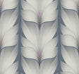Candice Olson Steel Lotus Light Stripe Blue Wallpaper