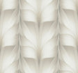 Candice Olson White Lotus Light Stripe White & Off-White Wallpaper
