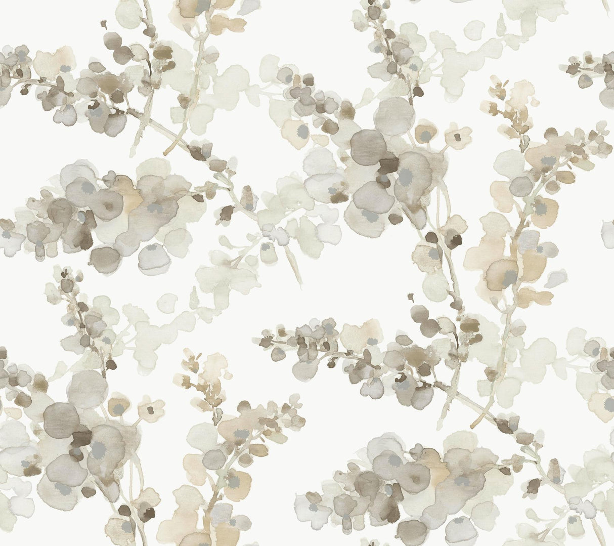 Candice Olson Blonde Blossom Fling Brown Wallpaper