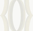 Candice Olson White Progression Ogee White & Off-White Wallpaper