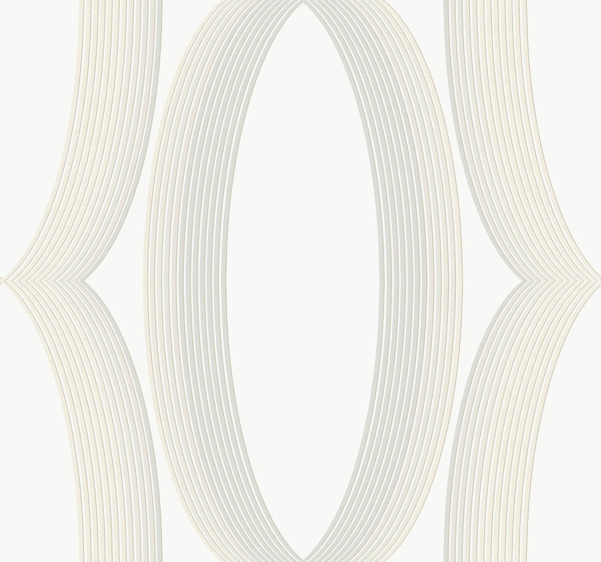 Candice Olson White Progression Ogee White & Off-White Wallpaper