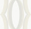 Candice Olson White Progression Ogee White & Off-White Wallpaper