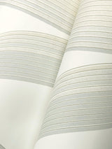 Candice Olson White Progression Ogee White & Off-White Wallpaper