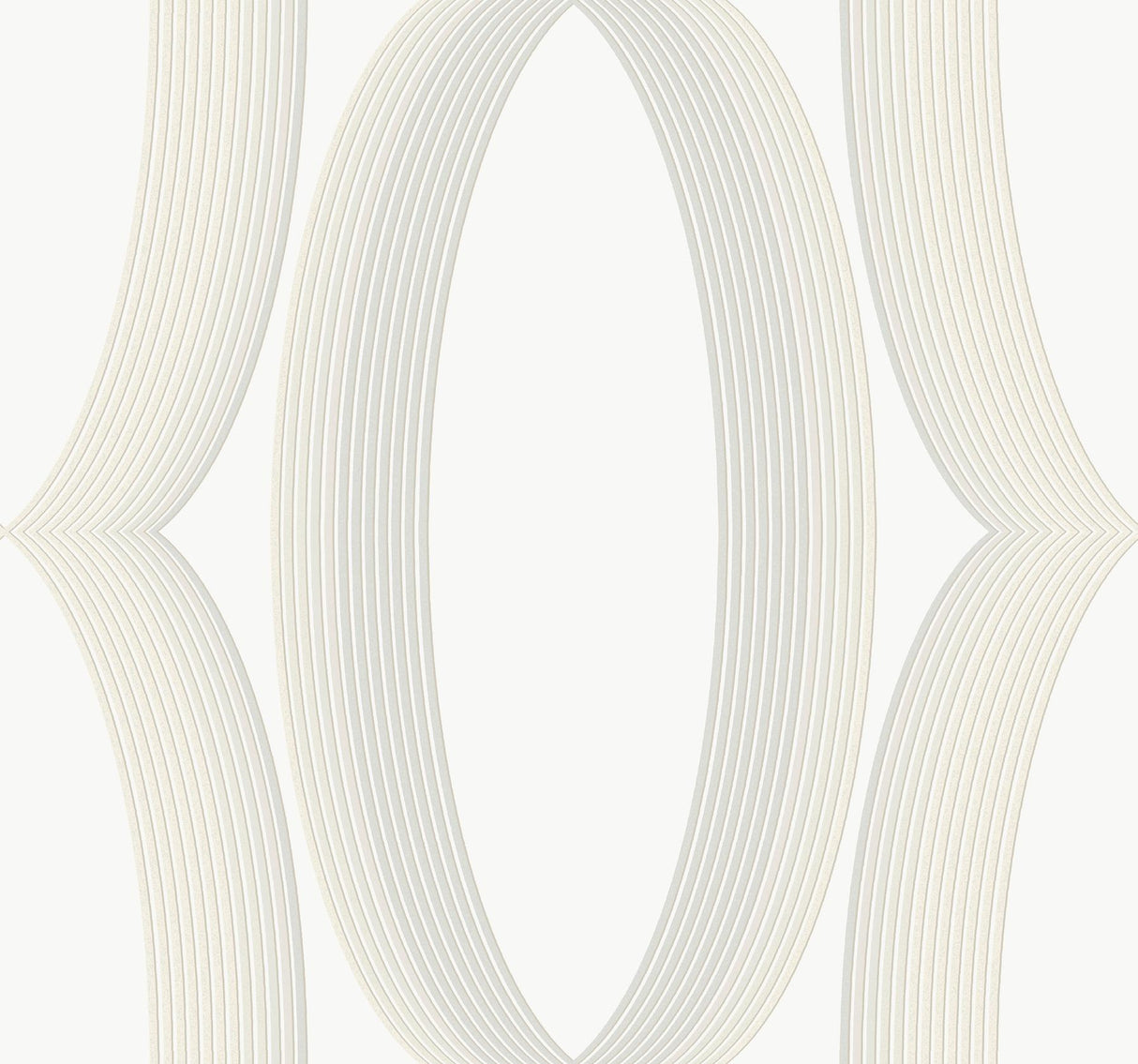 Candice Olson White Progression Ogee White & Off-White Wallpaper