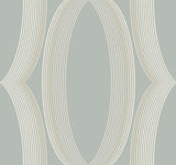 Candice Olson Light Blue Progression Ogee Blue Wallpaper