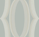 Candice Olson Light Blue Progression Ogee Blue Wallpaper