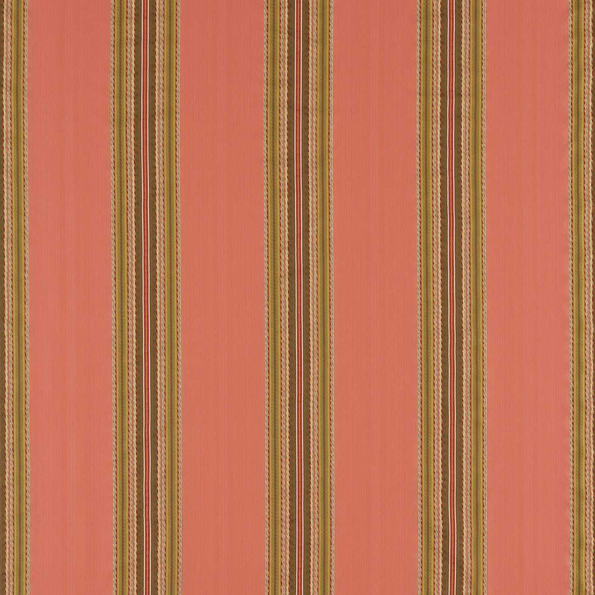 Zoffany Lisere Stripe Venetian Red Fabric