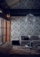 Harlequin Ellipse Slate/Graphite Wallpaper