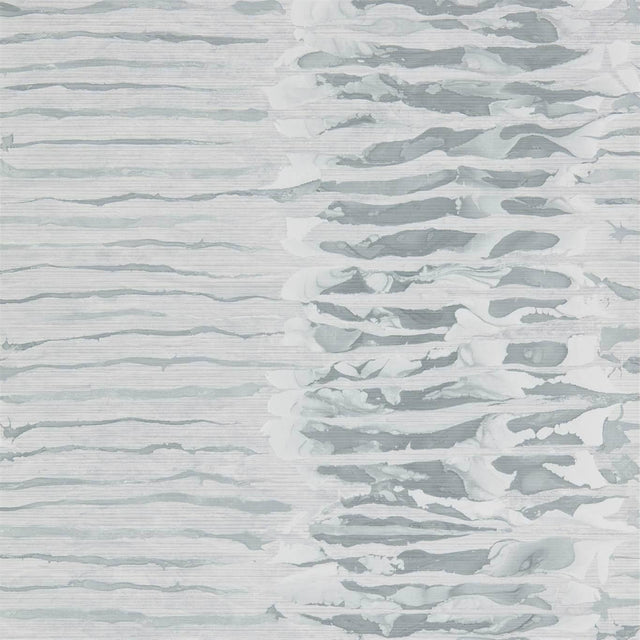 Harlequin Ripple Stripe Steel Wallpaper