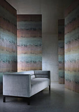 Harlequin Lustre Topaz/Argent Wallpaper