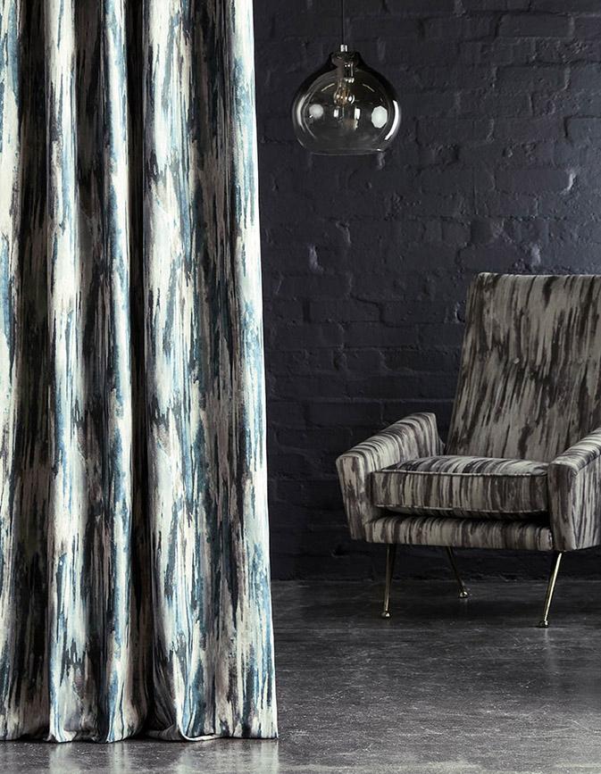 Harlequin Azuri Mist/Pebble Fabric