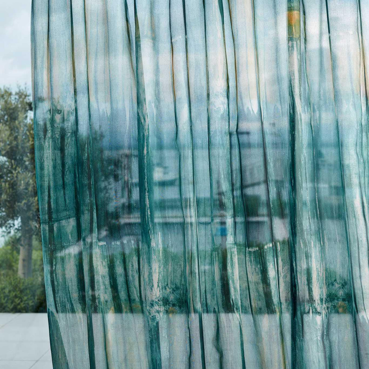 Harlequin Yuti Emerald/Saffron/Stone Fabric