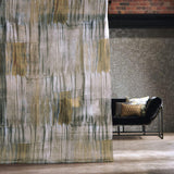Harlequin Yuti Saffron/Pewter/Charcoal Fabric