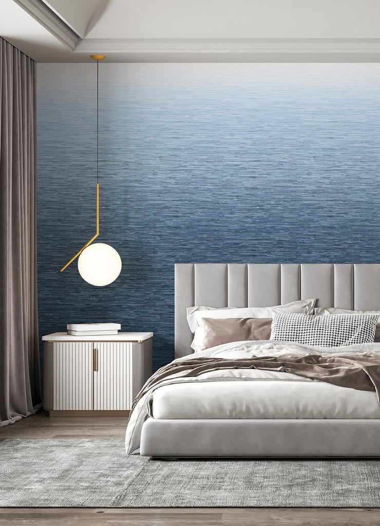 Brewster Home Fashions Into the Deep Dark Blue Ombre Wall Mural