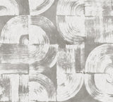 Brewster Home Fashions Brushstrokes Dove Grey Wall Mural