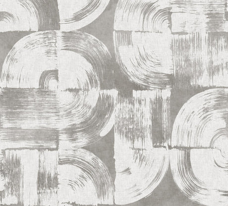 Brewster Home Fashions Brushstrokes Dove Grey Wall Mural