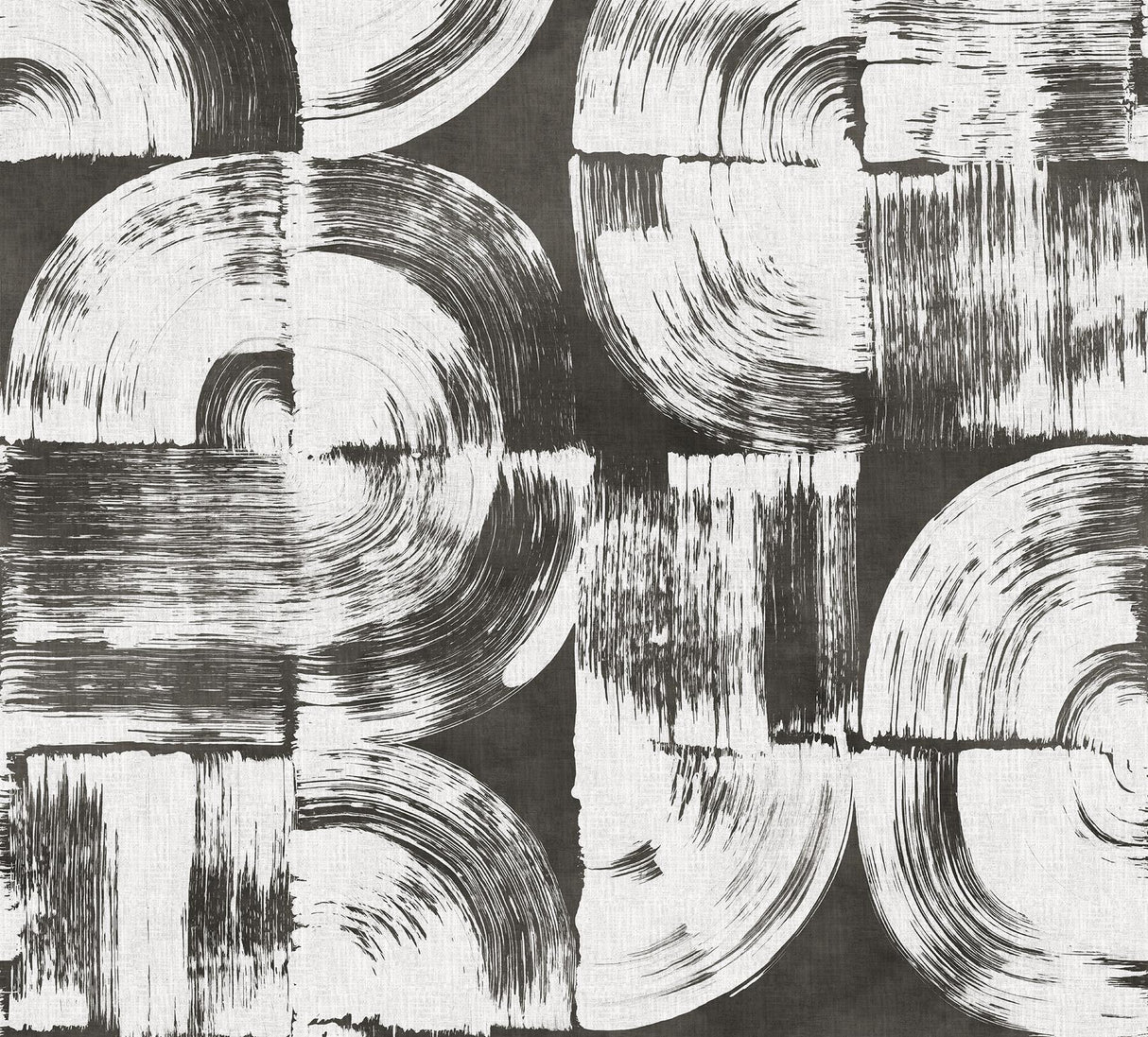 Brewster Home Fashions Brushstrokes Charcoal Grey Wall Mural