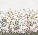 Brewster Home Fashions Spring Chinoiserie Soft White Wall Mural